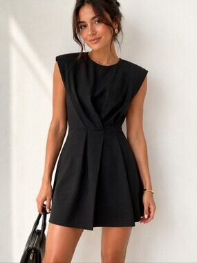 Sandro Black Mini Dress
